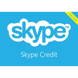 $50.00 Skype credit All country