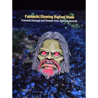 Glowing Bigfoot Mask
