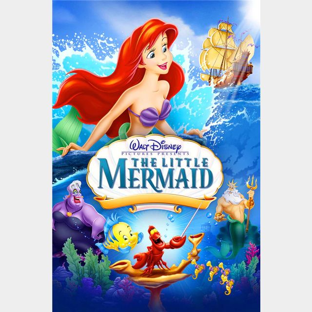 The Little Mermaid HD (Vudu or MA) Disney Digital Movies Gameflip