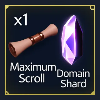 Jujutsu Infinite - Bundle - Domain Shard + 5x Maximum Scroll