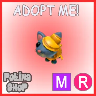 Halloween Golden Mummy Cat MR