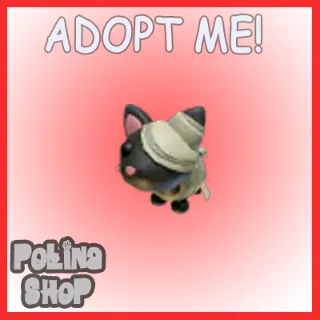 Halloween Black Mummy Cat x4