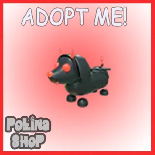 Halloween Evil Dachshund x4