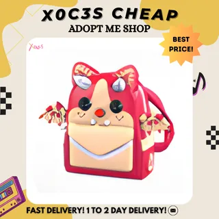 4X STRAWBERRY SHORTCAKE BAT DRAGON BACKPACK