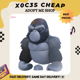 4X SILVERBACK GORILLA