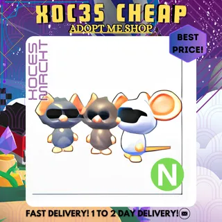 Neon Three Mice Blind