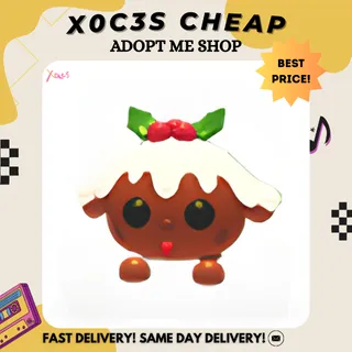 4X CHRISTMAS PUDDING PUP