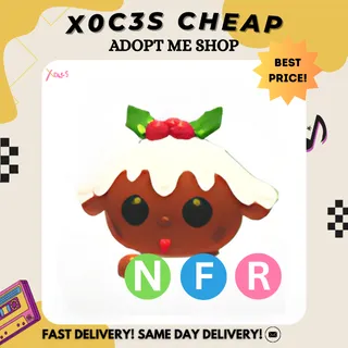 NFR CHRISTMAS PUDDING PUP