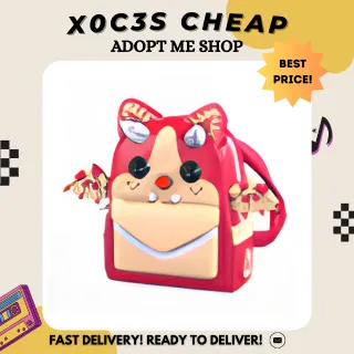 4X STRAWBERRY SHORTCAKE BAT DRAGON BACKPACK