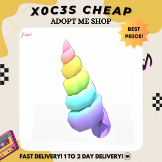 4X UNICORN HORN