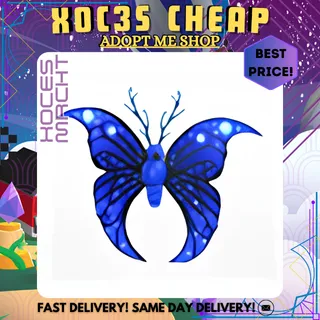4x Moonbeam Butterfly