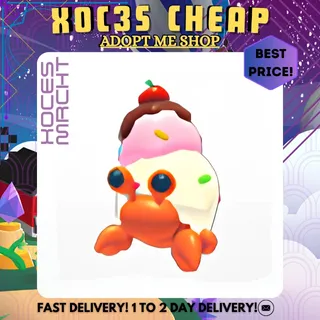 4x Ice Cream Hermit Crab