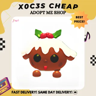 4X CHRISTMAS PUDDING PUP