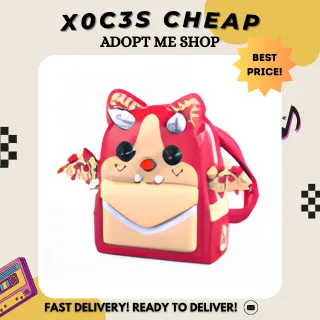 4X STRAWBERRY SHORTCAKE BAT DRAGON BACKPACK