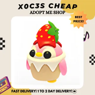 4X STRAWBERRY PENGUIN