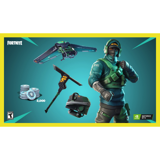 nvidia fortnite 2000 v bucks counterattack set bundle read description - graphics card fortnite bundle
