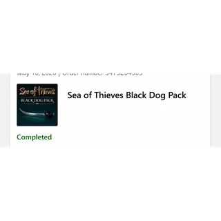 Sea of Thieves Black Dog Pack