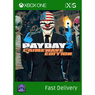 Payday 2: Crimewave Edition - Xbox one & Xbox Series S|X - Key Game Code | VPN