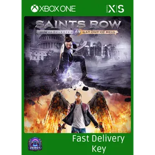 Saints Row IV: Re-Elected & Gat out of Hell - Xbox one & Xbox Series S|X - Key Game Code