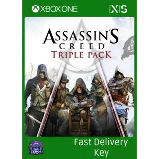 Assassin's Creed Triple Pack Xbox one & Xbox Series S|X - Key Game Code | VPN