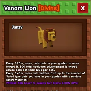 Level 500 Venom Lion