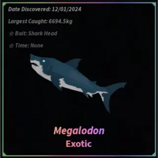 10x Megalodons FISCH