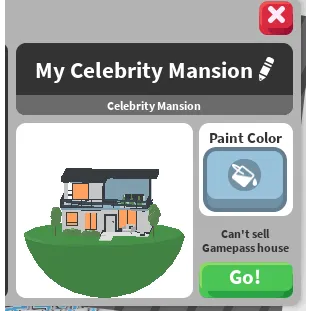 Celebrity mansion Adopt Me!