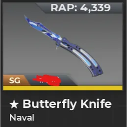 Butterfly Knife Naval