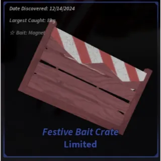 100x Festive Bait Crate Fisch