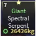 Giant Spectral Serpent