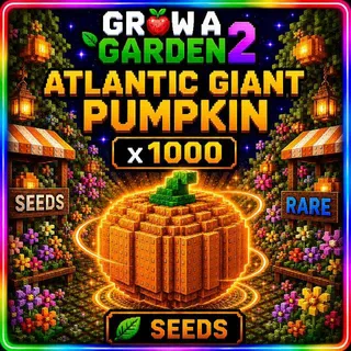 Atlantic Giant Pumpkin Seed X1000 Grow A Garden 2