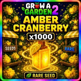 Amber Cranberry Seed X1000 / 1k Grow A Garden 2