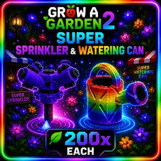 Super Sprinker + Watering can x200