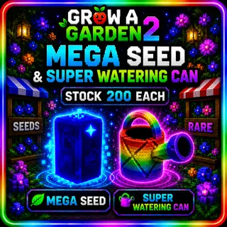 Mega seed + Super watering can x200