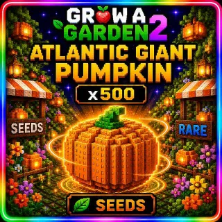 Atlantic Giant Pumpkin Seed X500 Grow A Garden 2