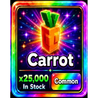 Grow A Garden 2 Carrot Seed 25k ( 25000 Carrot Seed )