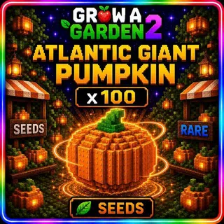 Atlantic Giant Pumpkin Seed X100 Grow A Garden 2