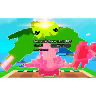 PVB Neon-Wrapped Poinsettia 12.3m