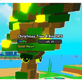 PVB Neon-Gold Christmas Tree 8.8m