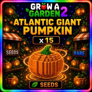 Atlantic Giant Pumpkin Seed X15 Grow A Garden 2