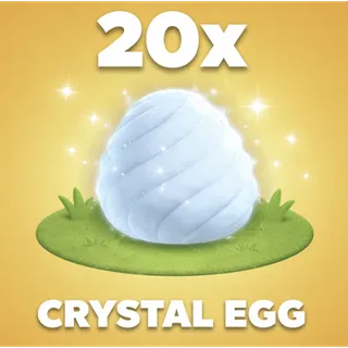 20x Crystal Eggs (Adopt me)