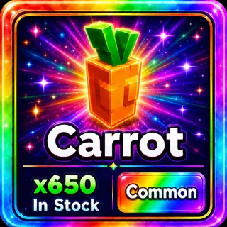 GROW A GARDEN 2 CARROT SEEDS 650