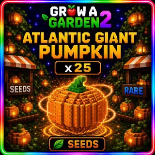 Atlantic Giant Pumpkin Seed X25 Grow A Garden 2