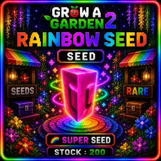 Rainbow Seed x200 Grow A Garden 2