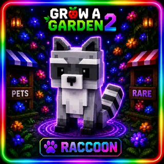 Raccoon x1 Grow A Garden 2