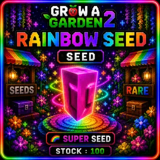  Rainbow Seed x100 Grow A Garden 2