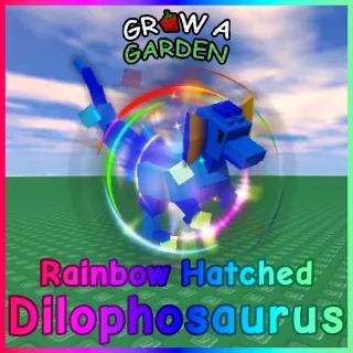 rainbow hatched dilophosaurus | 61Kg