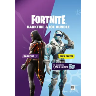 Fortnite Darkfire & Ice Bundle including 1,000 VBucks for Nintendo Switch
