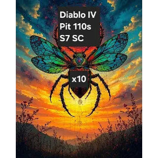 Diablo IV Pit 110s x10