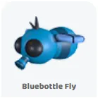 2x bluebottle fly                   